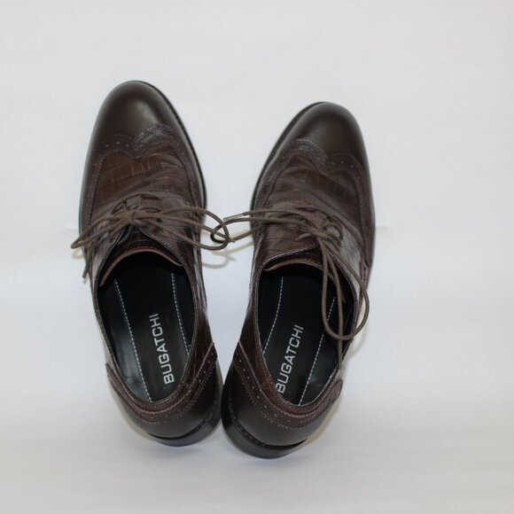 BUGATCHI Mens Leather Shoes, Size 10